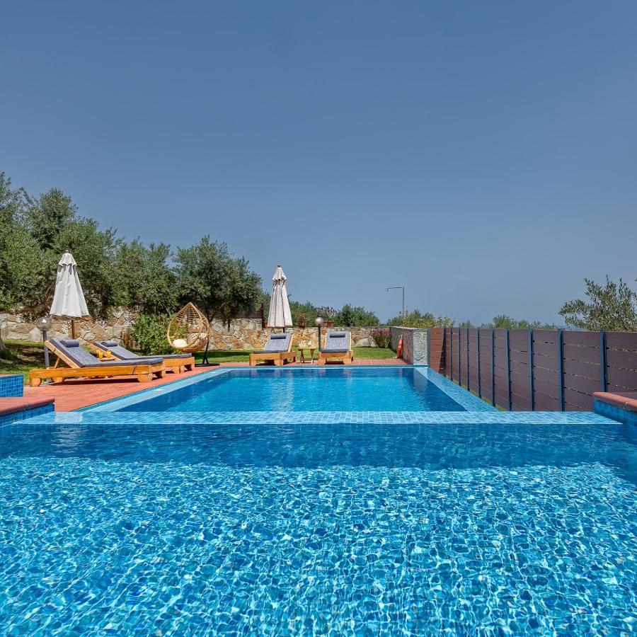 Villa Katerina With Eco Heated Pool Spiliá 外观 照片